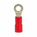 Aftermarket Ring Terminal, Insulated, Wire Size 2216, Stud Size 6, 10 Pk A-R03-AI